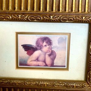 Vintage photo in a antique frame 12 by 10